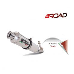 Auspuffanlage GPR 4Road Round in inox zu Gilera (CH-Hom)