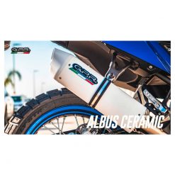 Auspuffanlage GPR Albus Ceramic in weiss zu Yamaha (CH-Hom)
