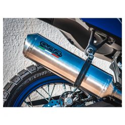Auspuff GPR Satinox in inox zu Triumph (CH-Hom)