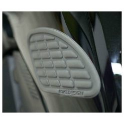 Side- Pad PRINT (Paar) GOLD ANNIVERSARY SOFT TOUCH - LEDER STYLE in grau (