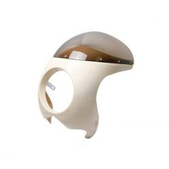 Scheinwerferverschalung MOPED KINGS CAFE RACER mit Scheibe, aus Polyester