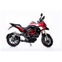 Auspuff ZARD V2 (2 in 1) in Inox zu Ducati (CH- Homologiert)