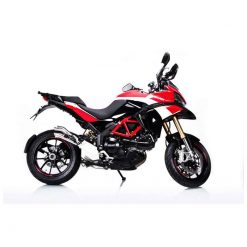 Auspuff ZARD V2 (2 in 1) in Titan zu Ducati (CH- Homologiert)