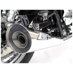 Auspuffanlage ZARD SPORT - LOW POSITION (2 in 1) in Inox zu Triumph (CH- H
