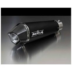 Auspuff REMUS HYPERCONE in EDELSTAHL SCHWARZ zu Ducati (CH- Homologiert) E