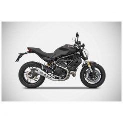 Auspuff ZARD SPECIAL EDITION (2 in 1) in Inox zu Ducati (CH- Homologiert)