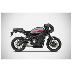 Auspuffanlage ZARD UNDERBODY (3 in 1) in Inox mit Carbon- Endcap zu Yamaha