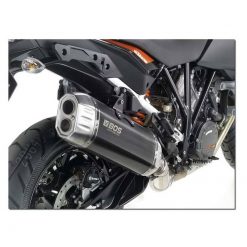 Auspuff BOS DESERT FOX in Carbon zu KTM (CH-Homologiert) EURO4