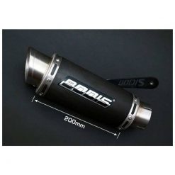 Auspuff BODIS GPC-R in INOX/SCHWARZ (SS/BL) zu BMW (CH- Homologiert)