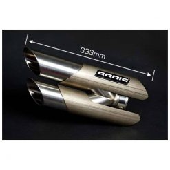 Auspuff BODIS DUOBOLICO in INOX/FULL TITAN (SS/FT) zu BMW (CH- Homologiert