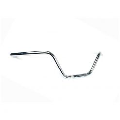 Lenker CUPPINI CAVA ohne KK in chrom Ø 22mm (B 80 x H 17 - 15.5cm versetzt