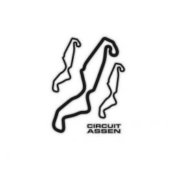 Sticker-Set 4R ASSEN (10 x 12cm) in schwarz