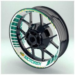 Wheelsticker TECH PREMIUM - MOTOREX wie Abbildung (beidseitig/vorne