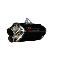 Auspuff Yoshimura TRI-OVAL 2 in Metal Magic zu Triumph (CH Homologiert)