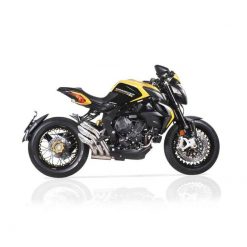 Auspuffanlage QD Power Gun in inox-titan zu MV Agusta (CH-Hom)