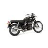 Auspuff QD MaXcone in inox-schwarz zu Triumph (CH-Hom)