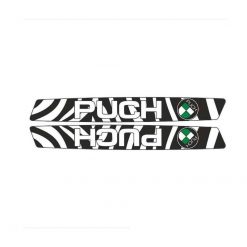 Sticker- Set PUCH ZEBRA, für Tank (links und rechts) zu Maxi Rahmen