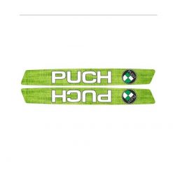 Sticker- Set PUCH GREEN DENIM, für Tank (links und rechts) zu Maxi Rahmen