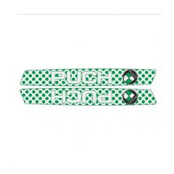 Sticker- Set PUCH GREEN DOTS, für Tank (links und rechts) zu Maxi Rahmen