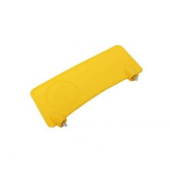 Schutzblechspoiler NN PRODUCTS mit Puch- Logo in gelb (16x6cm)