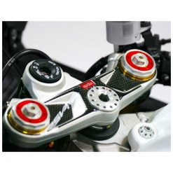 Gabelbrücken- Protektor PRINT in carbon-look zu Aprilia