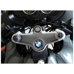 Gabelbrücken- Protektor PRINT in carbon-look zu BMW