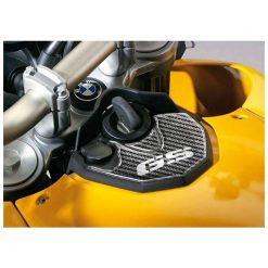 Gabelbrücken- Protektor PRINT in carbon-look zu BMW