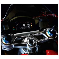 Gabelbrücken- Protektor PRINT in carbon-look zu Ducati