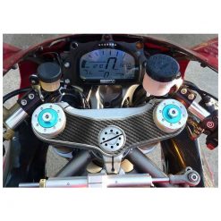 Gabelbrücken- Protektor PRINT in carbon-look zu Ducati