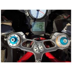 Gabelbrücken- Protektor PRINT in carbon-look zu Ducati