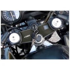 Gabelbrücken- Protektor PRINT in carbon-look zu Honda