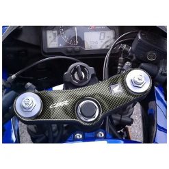Gabelbrücken- Protektor PRINT in carbon-look zu Honda
