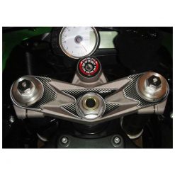 Gabelbrücken- Protektor PRINT in carbon-look zu Kawasaki