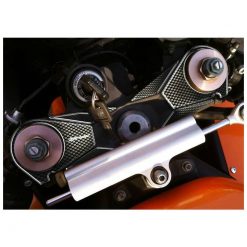 Gabelbrücken- Protektor PRINT in carbon-look zu Kawasaki