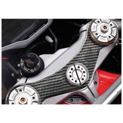 Gabelbrücken- Protektor PRINT in carbon-look zu MV Agusta