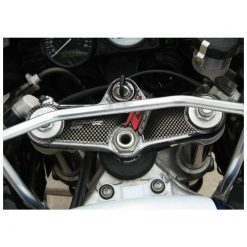 Gabelbrücken- Protektor PRINT in carbon-look zu Suzuki