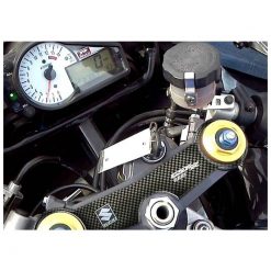 Gabelbrücken- Protektor PRINT in carbon-look zu Suzuki