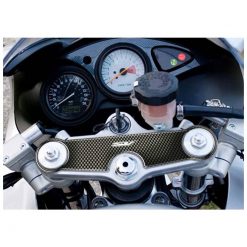Gabelbrücken- Protektor PRINT in carbon-look zu Suzuki