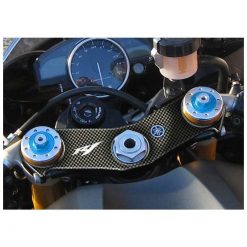 Gabelbrücken- Protektor PRINT in carbon-look zu Yamaha