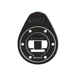 Tankcap- Protektor PRINT GOLD ANNIVERSARY SOFT TOUCH - LEDER STYLE in schw