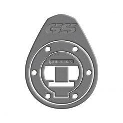 Tankcap- Protektor PRINT GOLD ANNIVERSARY SOFT TOUCH - LEDER STYLE in grau