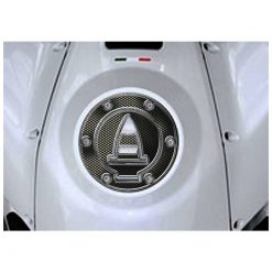 Tankcap- Protektor PRINT in carbon-look zu Ducati