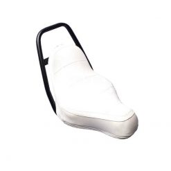 Sattel CHOPPER Hobby Rider in weiss mit Rückenlehne