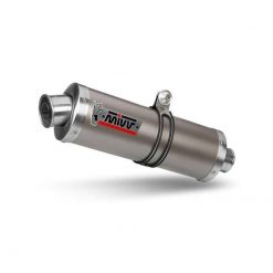 Auspuff MIVV OVAL - UNDERSEAT in Titan zu Triumph (CH- Homologiert)