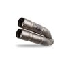 Auspuff MIVV DOUBLE GUN in Full Titan zu Yamaha (CH- Homologiert)