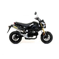 Auspuffanlage ARROW THUNDER DARK in Alu- Schwarz zu Honda (CH-Hom.) benöti