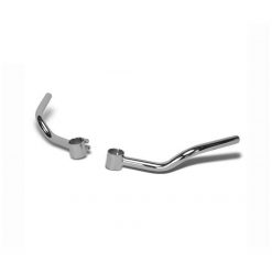 Lenker MOPED KINGS COFFEE Ø 38mm in chrom (B 35.5 x H 4 - versetzung variab