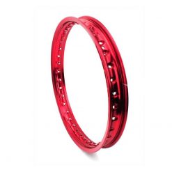 Felge MOPED KINGS (leer) 1.50 x 16 Zoll mit 36 Loch in rot- eloxiert (B 65m