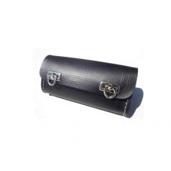 Satteltasche MOPED KINGS ECHTLEDER (L 175 x B 85 x T 40mm) in schwarz