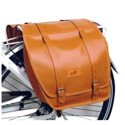 Gepäckträgertasche MOPED KINGS ECHTLEDER (L 345 x H 310 x T 120mm) in schwa